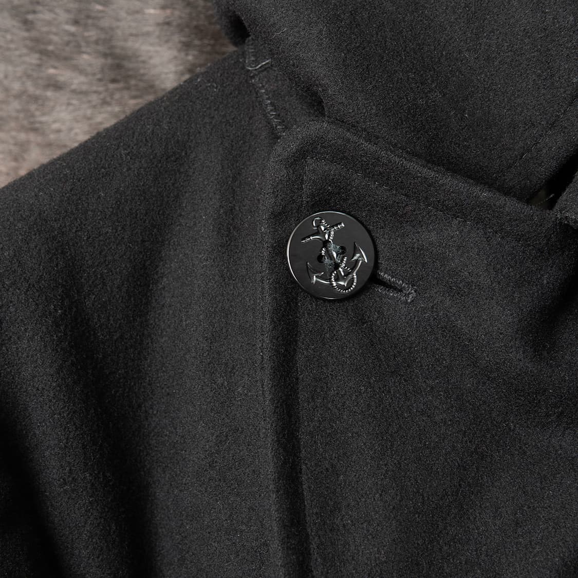 [40R] 80s 미해군 울 피코트 오리지널 블랙 상품이미지3