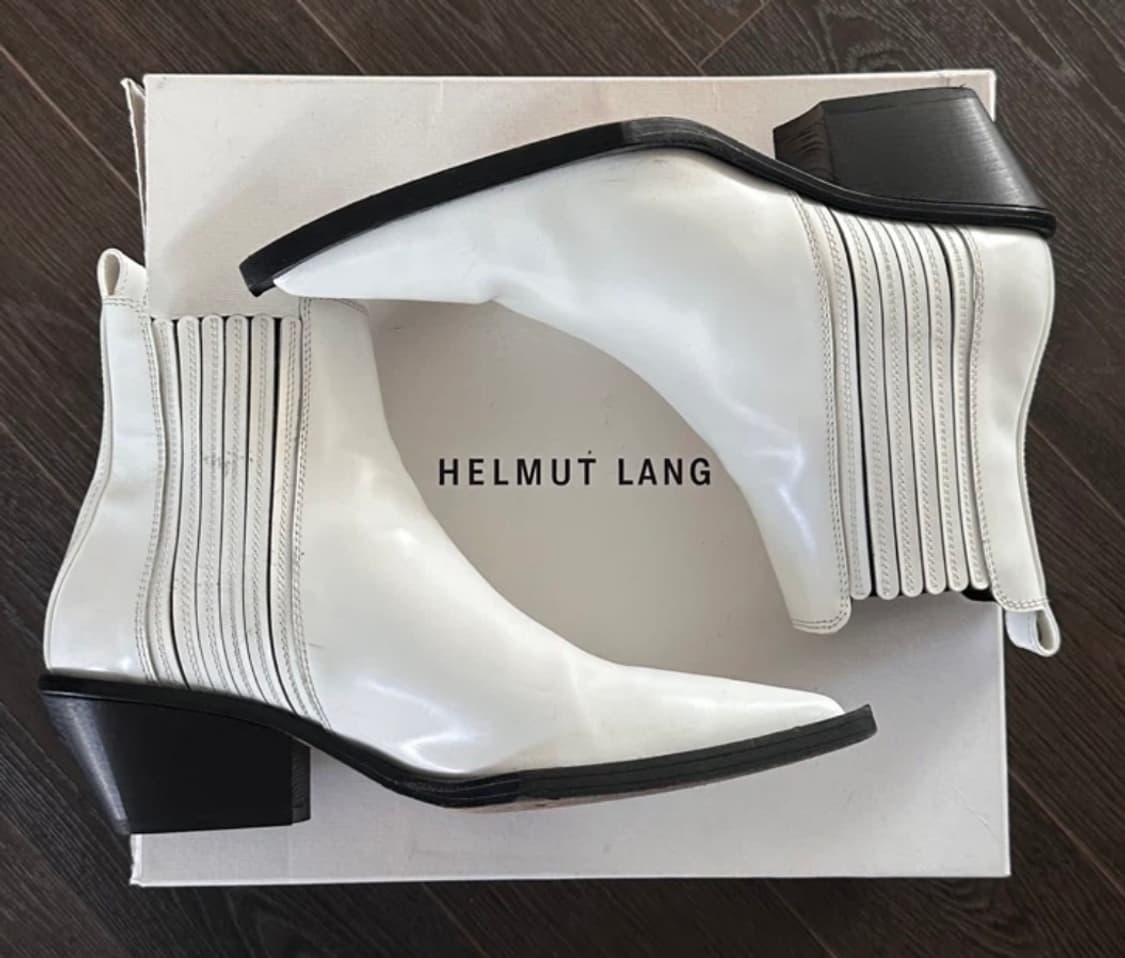 헬무트랭 화이트 앵클부츠 39 상품이미지1