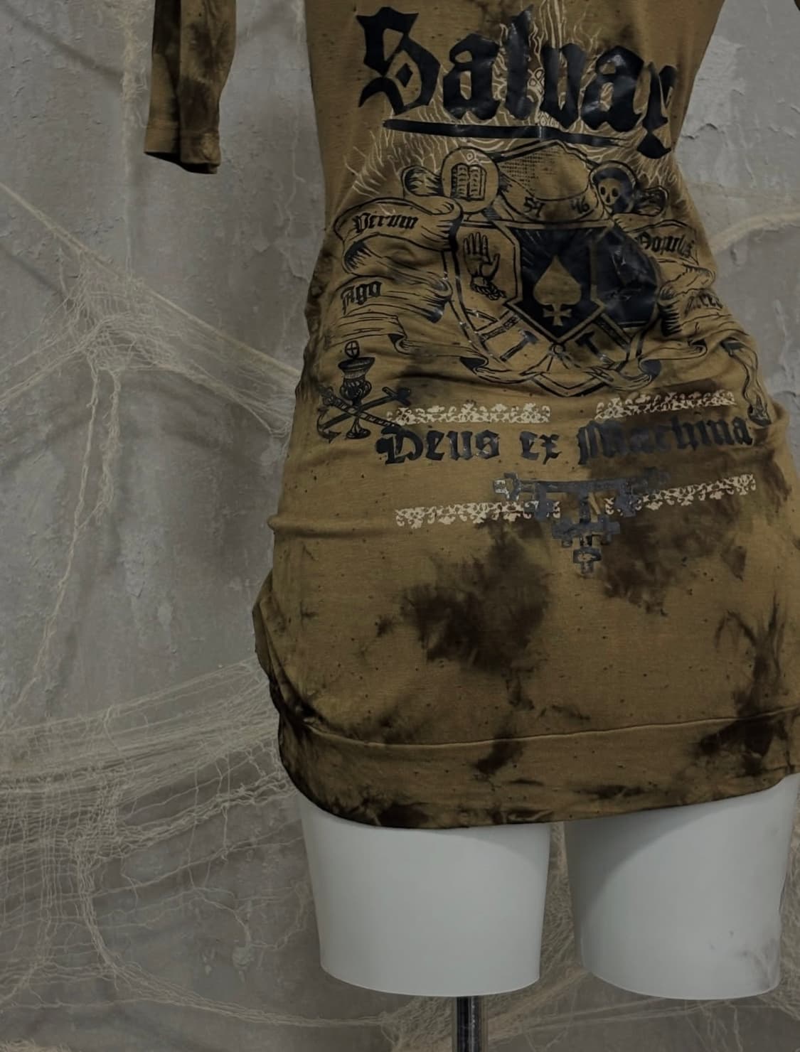Salvage Grunge Hoodie Top 상품이미지5