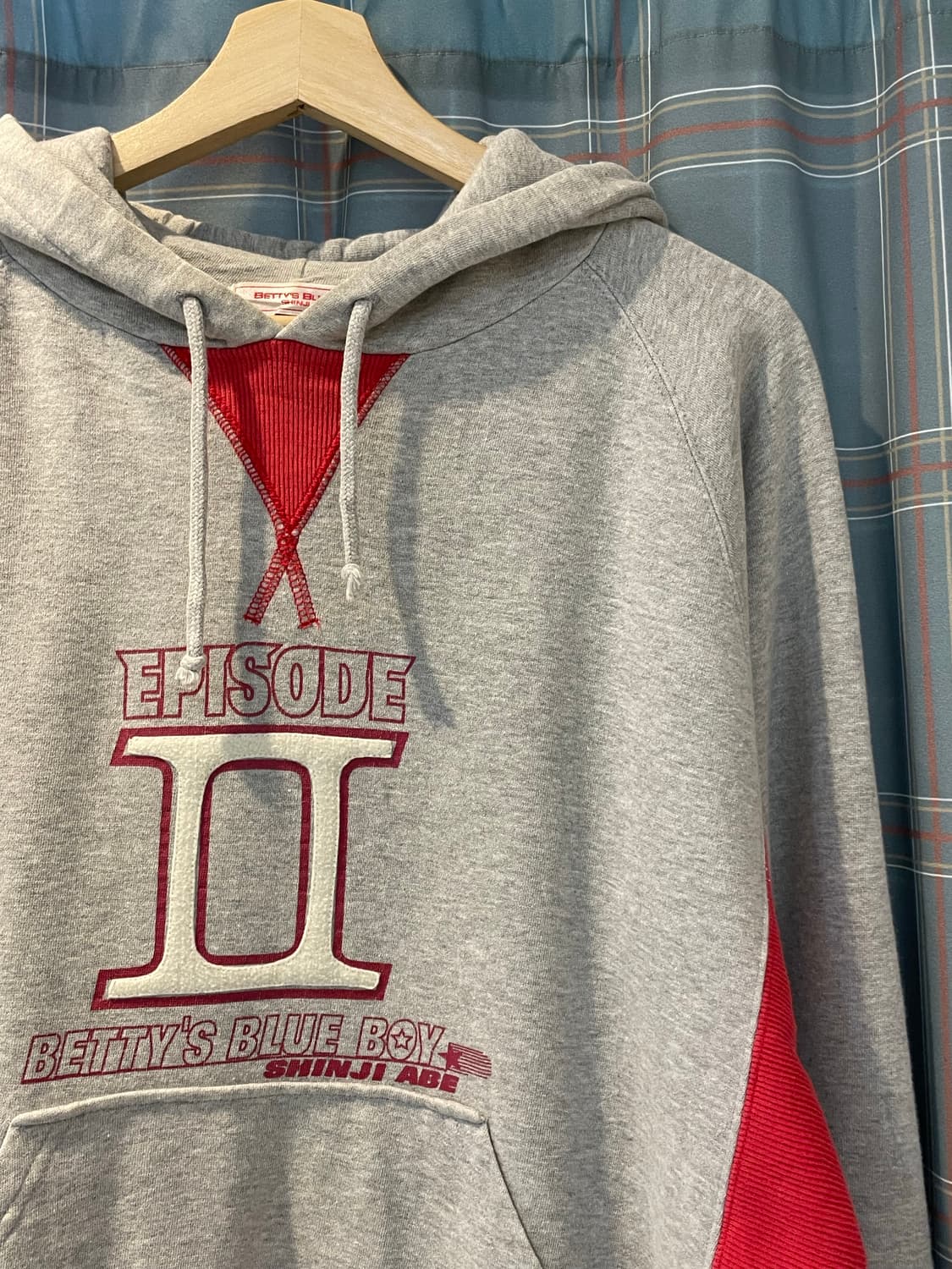 일본빈티지 디테일 프린팅후드 상품이미지3