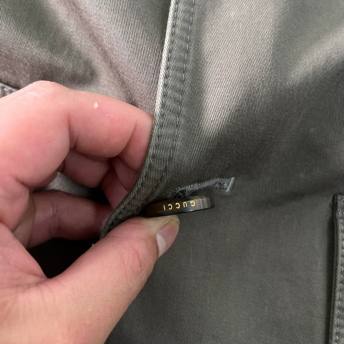 100 구찌 빈티지 포켓 코튼 블레이져 상품이미지4