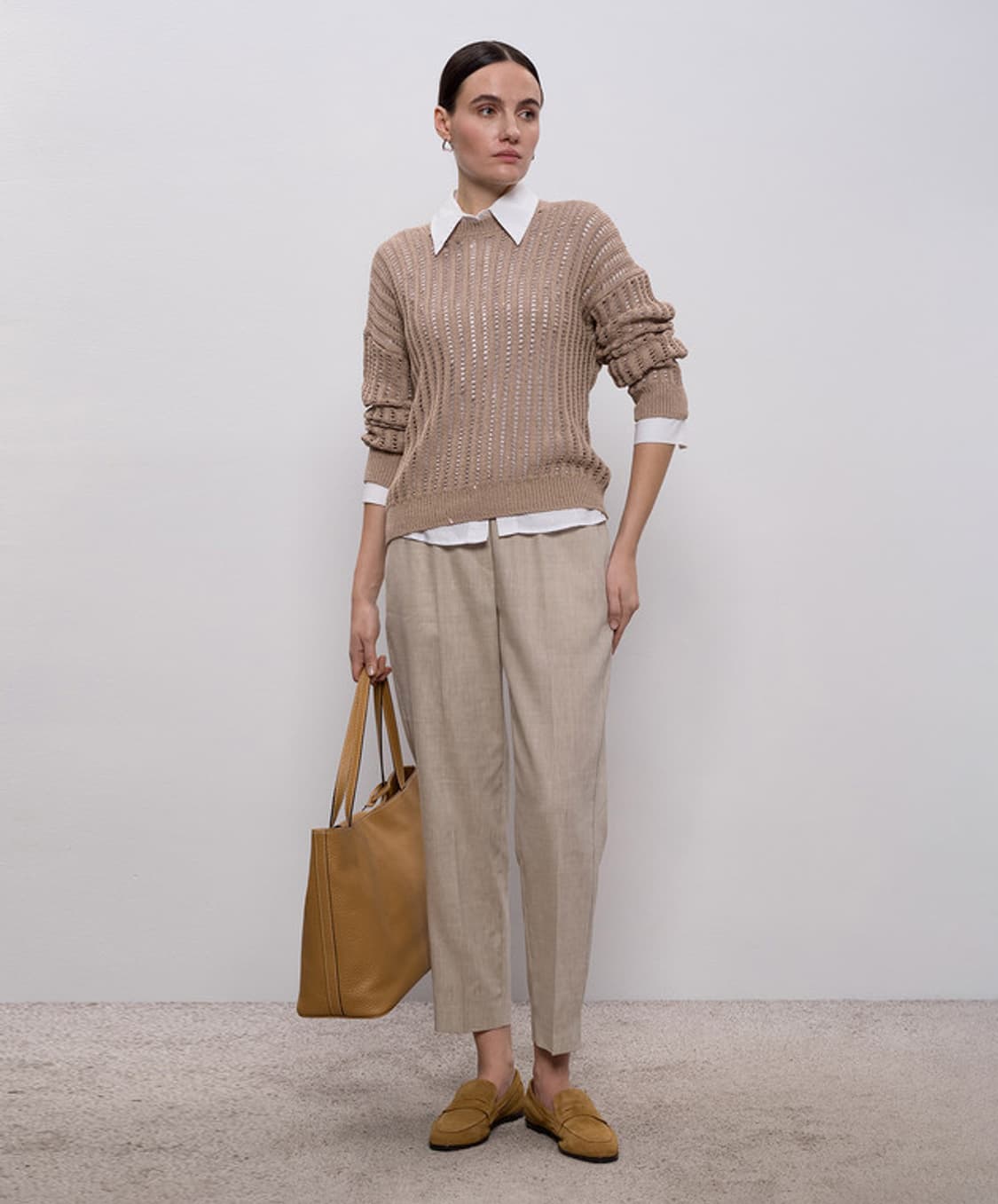 유럽42(s.m) 정가 90만원대 페세리코(PESERICO) 시퀸 니트  상품이미지1