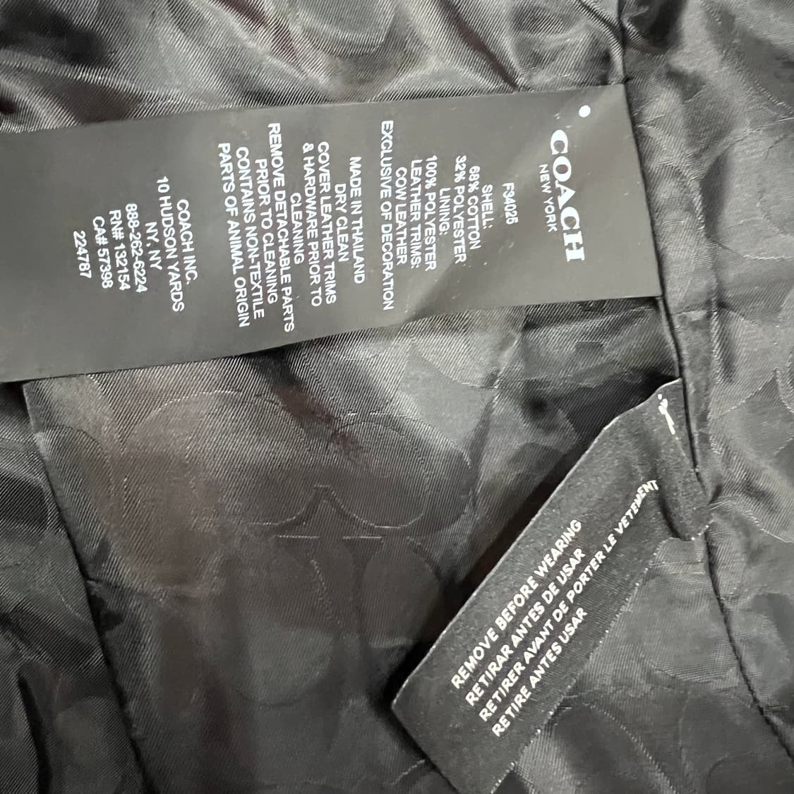 S) 코치 트렌치 코트 트랜치코트 상품이미지6