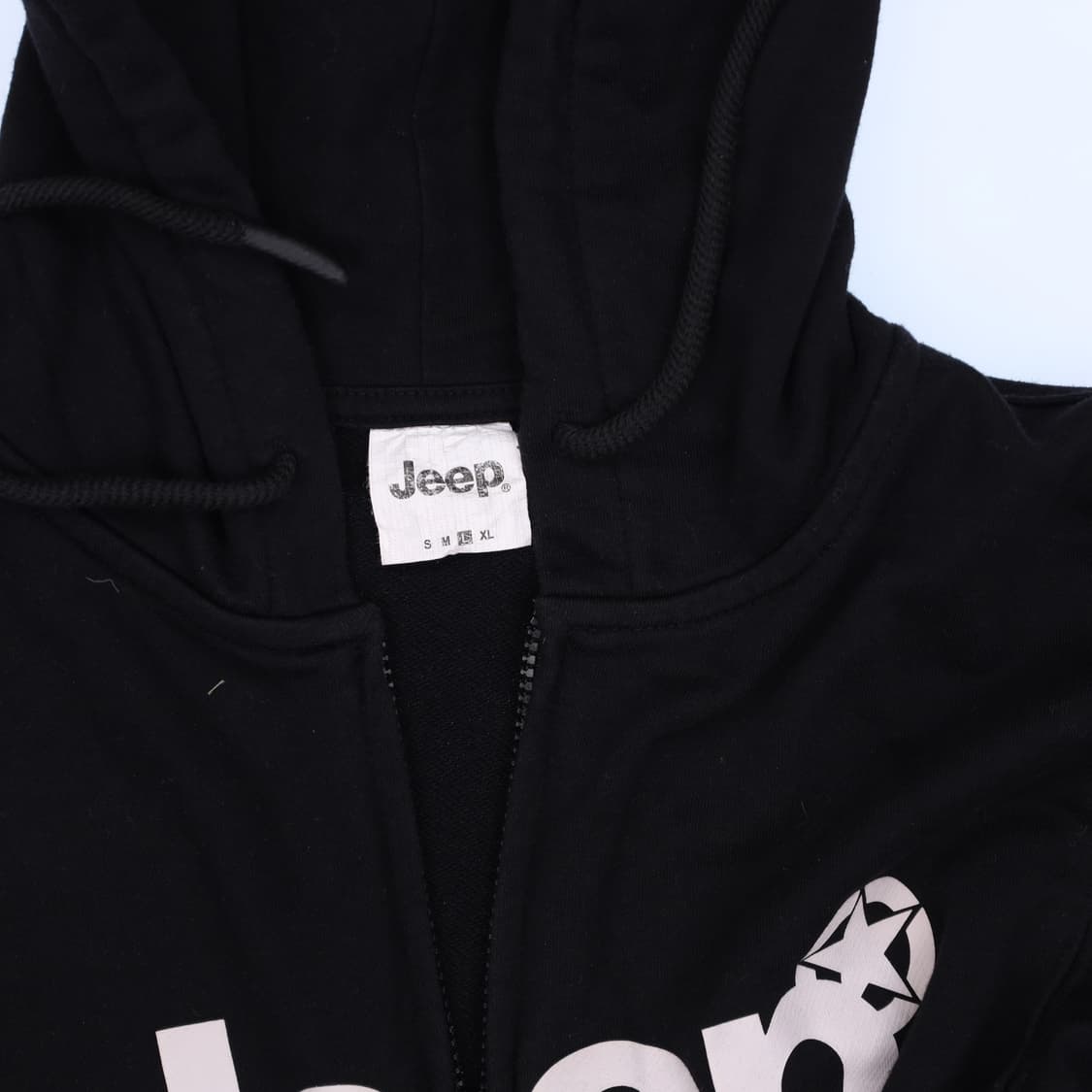 L 지프 블랙 후드 집업 자켓 0206M 상품이미지3