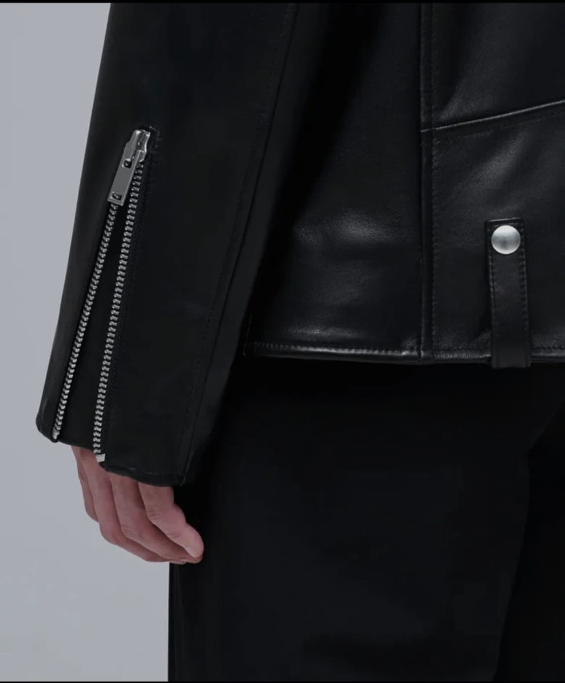 무신사 램스킨 레더자켓 새옷 상품이미지6