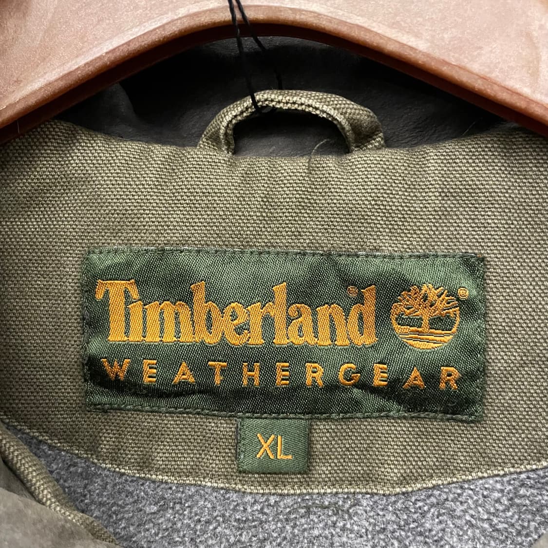 90s 팀버랜드 웨더기어 레더 카라 초어 워크 자켓 / 워크 웨어 상품이미지9