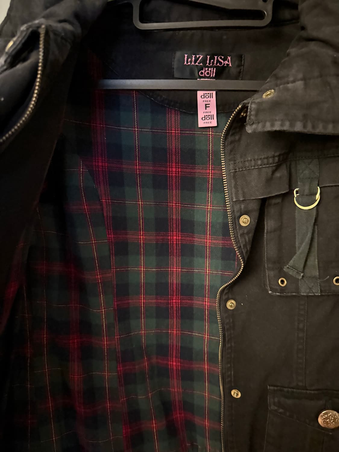 파우닝 133 빈티지 리즈리사 지퍼 자켓 상품이미지3