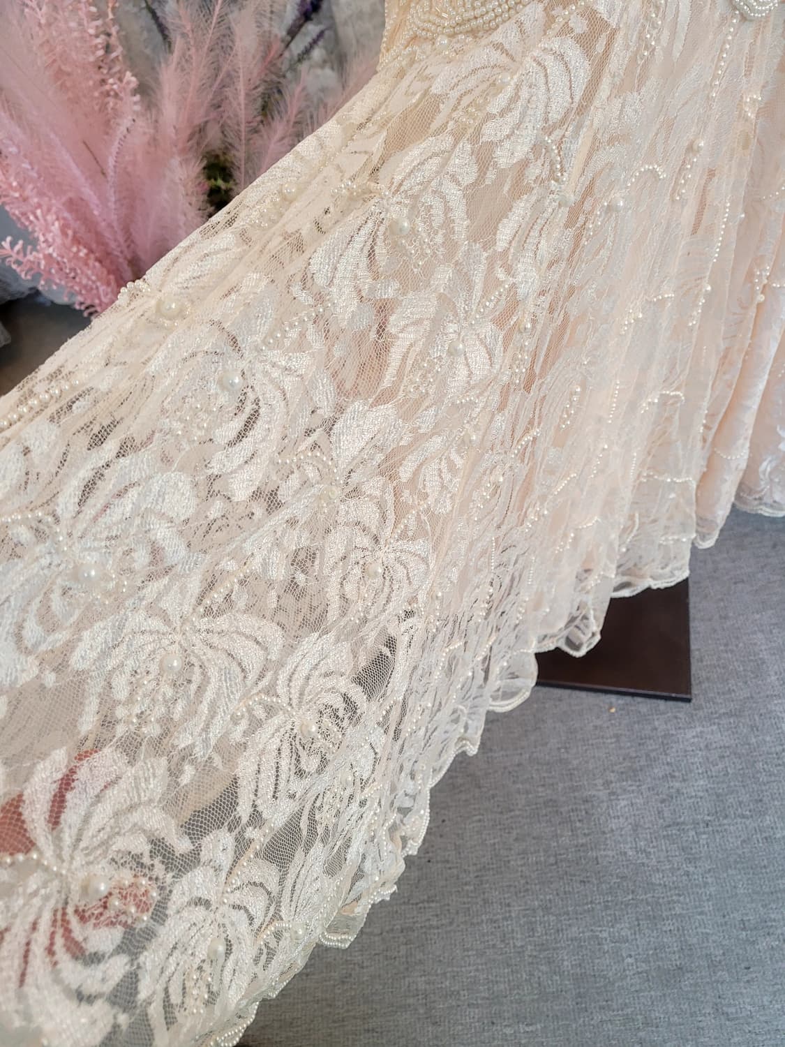 레이스비즈진주드레스 상품이미지4