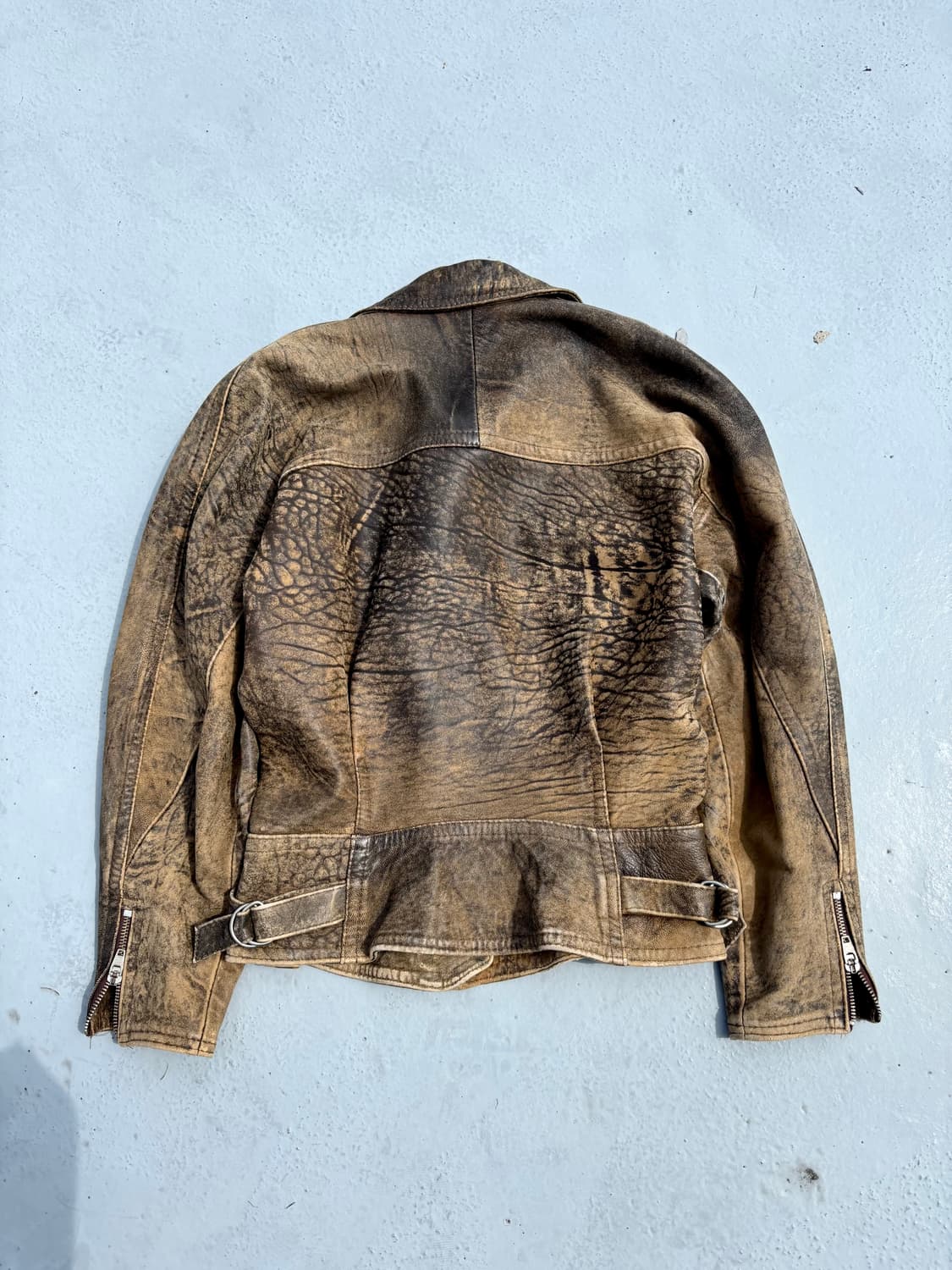 “Vintage” Genuine Leather Grunge Washed  상품이미지7