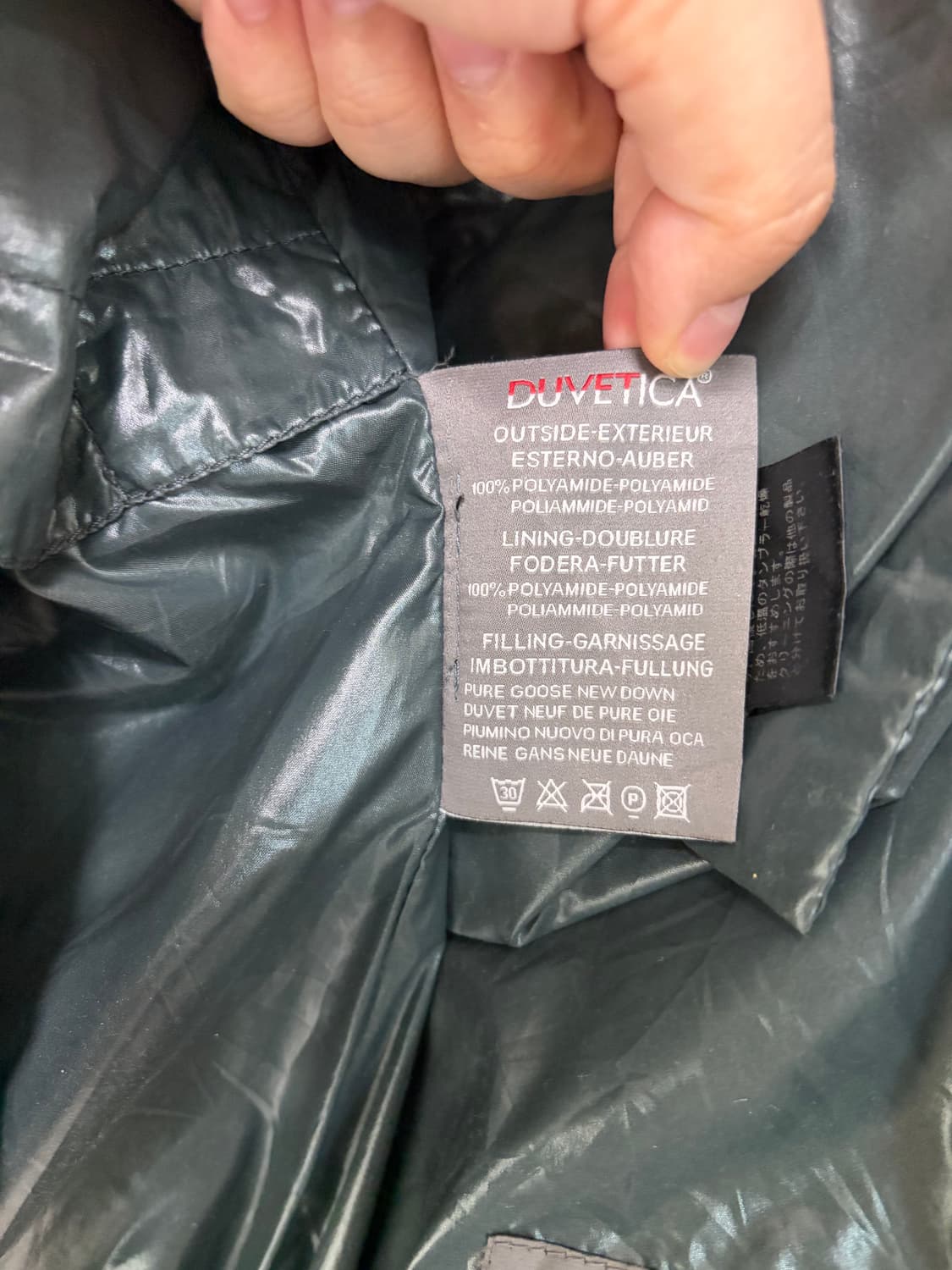 듀베티카 구스 다운 유광 패딩 38 상품이미지10