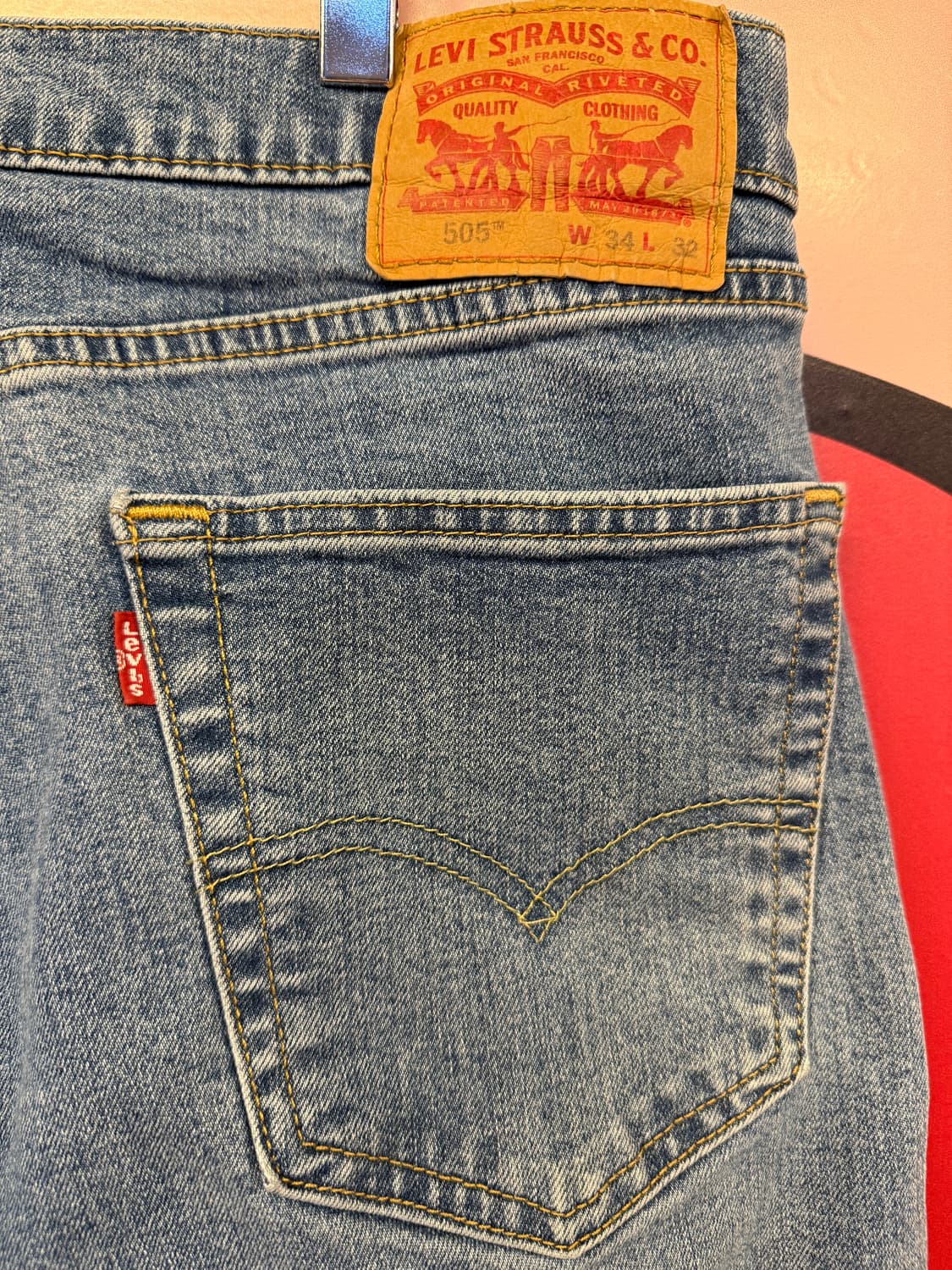 리바이스 505 데님 상품이미지3