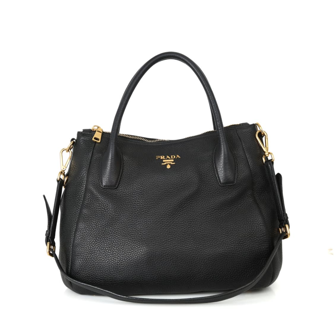 프라다 다이노 숄더 블랙 토트백 라운드백 BR4992 상품이미지1
