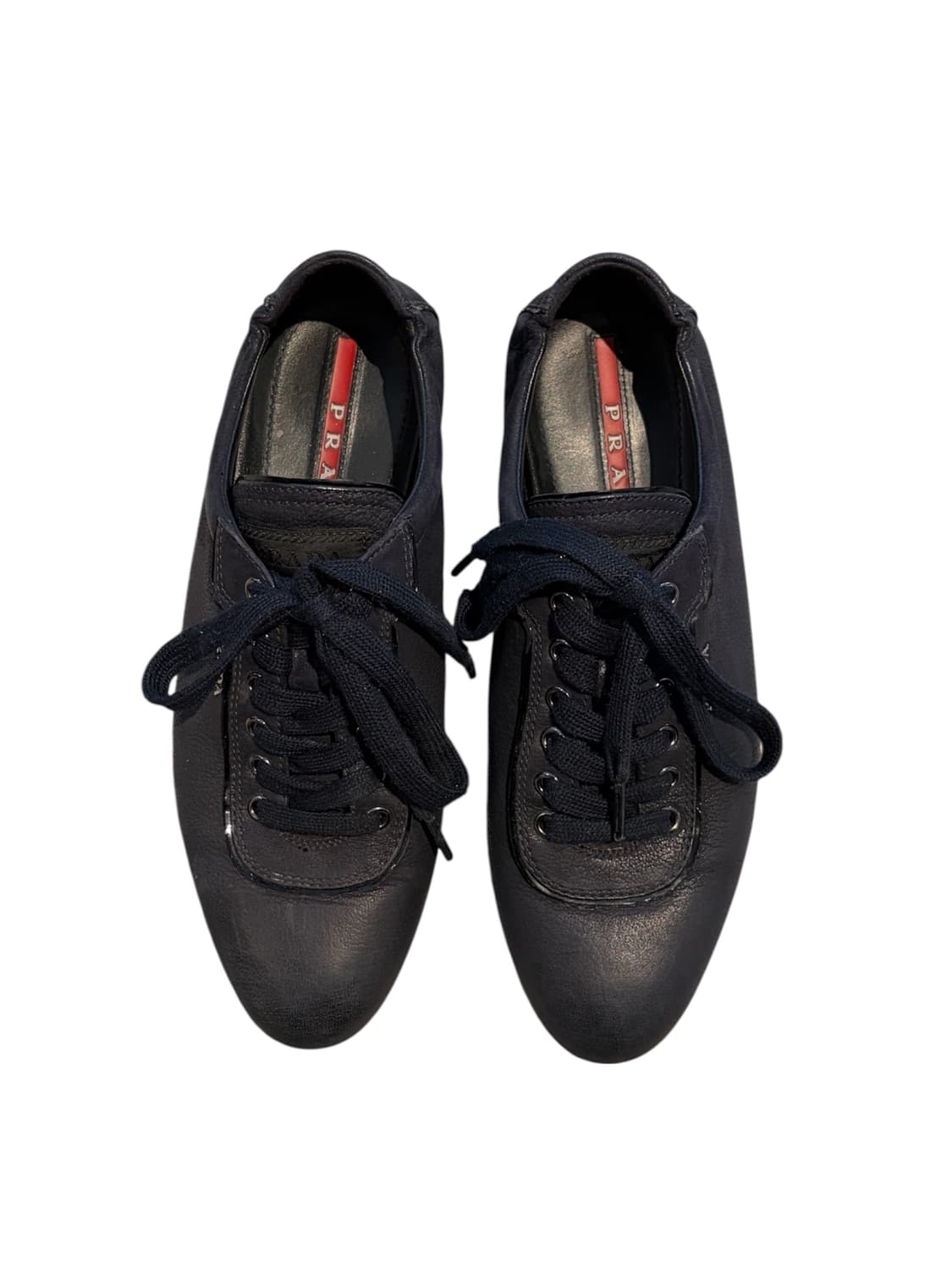 프라다 레더 스니커즈 상품이미지2