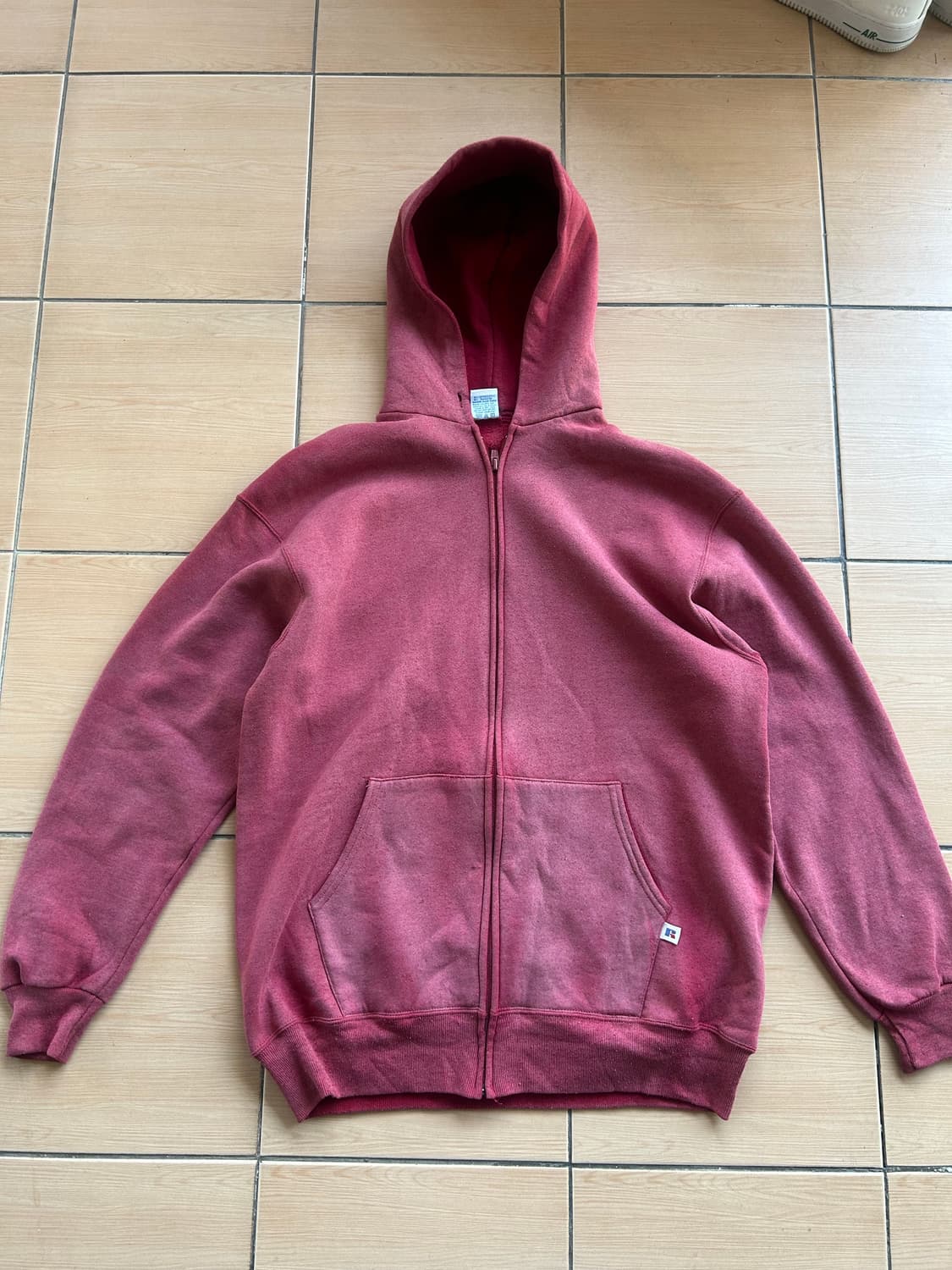 90‘s 러셀 페이드 후드집업 XL 상품이미지7