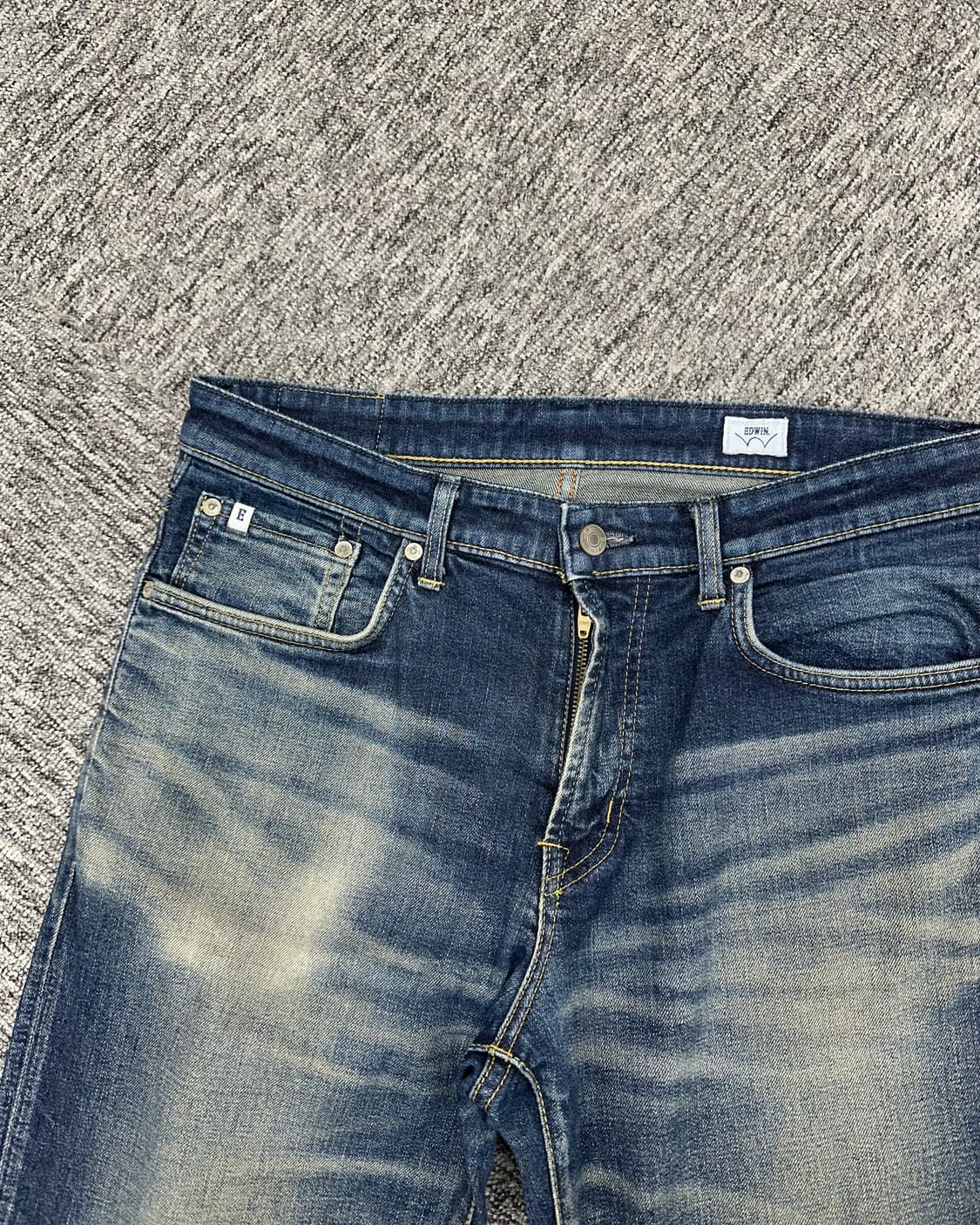 (허단43)에드윈 워싱 데님-M1595 상품이미지3