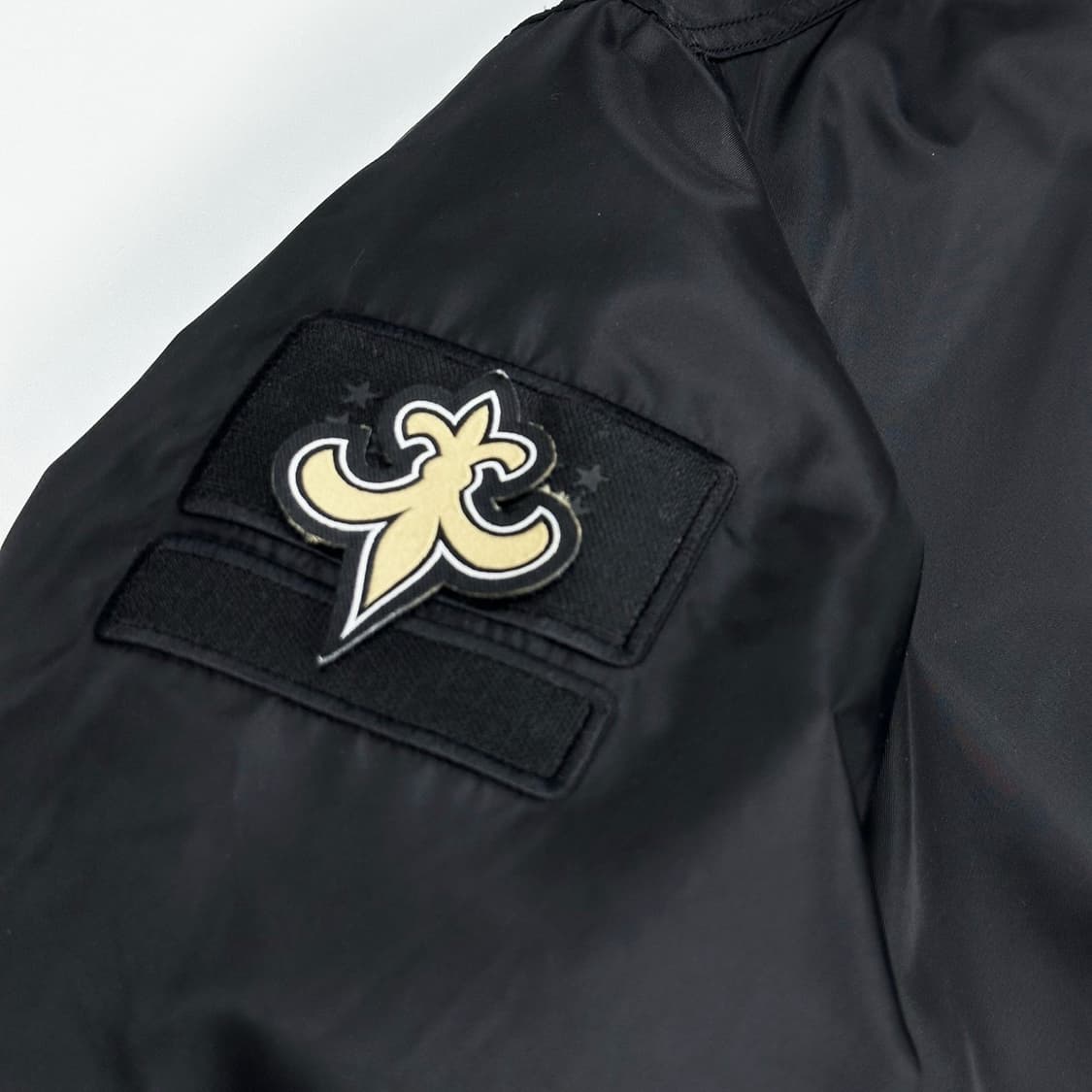 NFL 백로고 블랙 봄버 ma1 항공점퍼 자켓 (XL) 상품이미지5