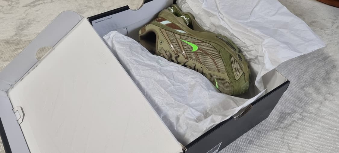 나이키 슈프림 샥스 라이디 2 sp 뉴트럴 올리브 285 상품이미지9