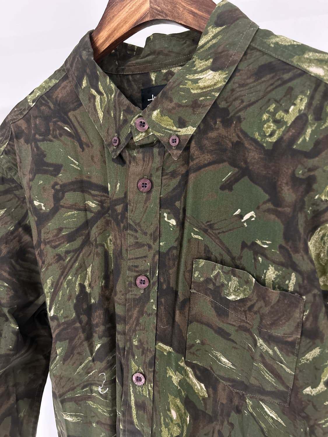 Stussy Camo Flower L/S Shirts 상품이미지2
