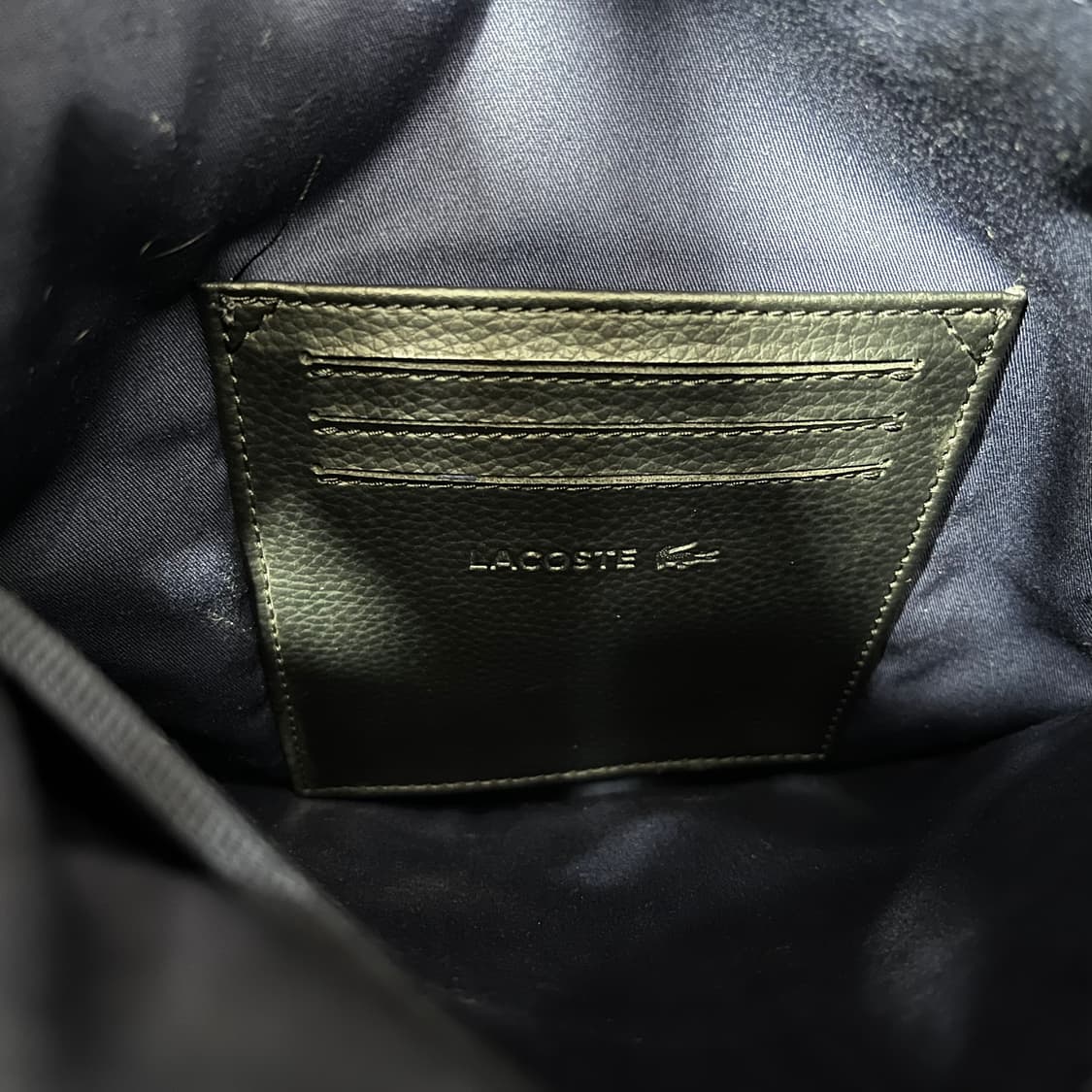 택포) 라코스테 정품 맨즈 클래식 가죽 크로스백 상품이미지6