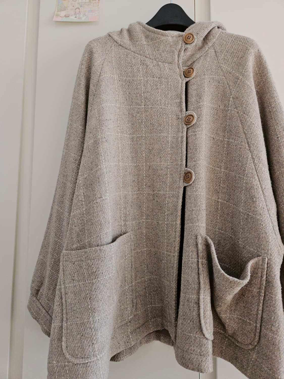 빈티지 사만사모스 sm2 후드코트 판초핏 케이프 상품이미지2