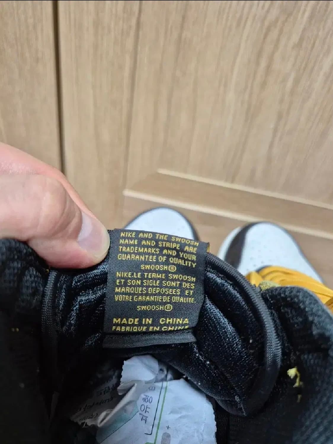 [285] 조던1 옐로우 오커 2017 상품이미지5