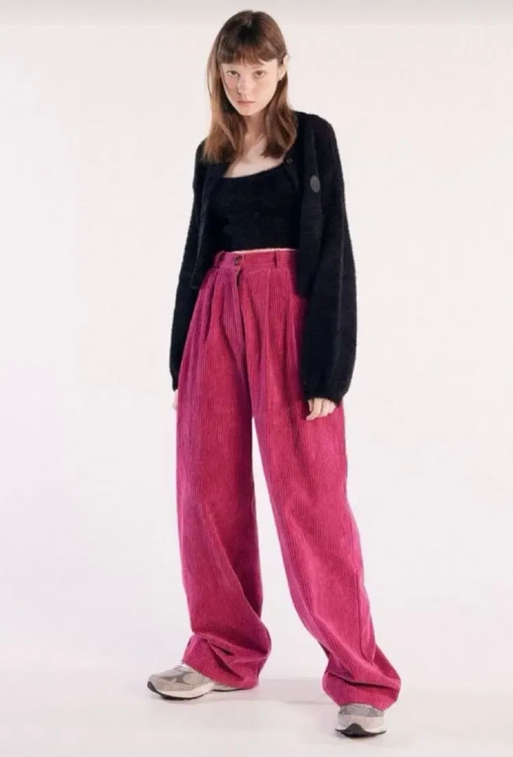 스컬프터 팬츠 Wide Pin Tuck Corduroy Pants 상품이미지1