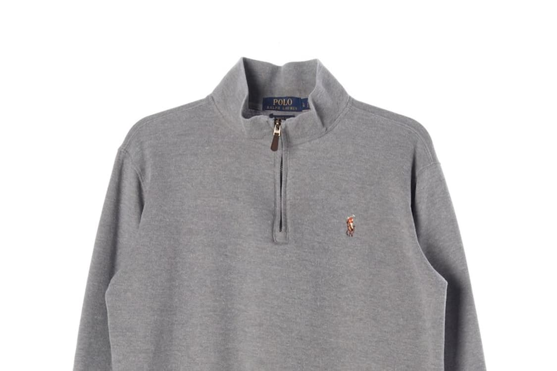 폴로 랄프로렌 그레이 하프집업 L 상품이미지3