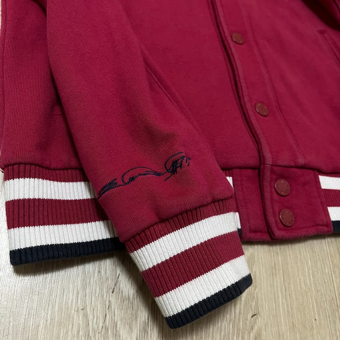 데상트 여성 추신수 헌정 20-20 클럽 바시티 자켓 [와인] S/85 상품이미지6