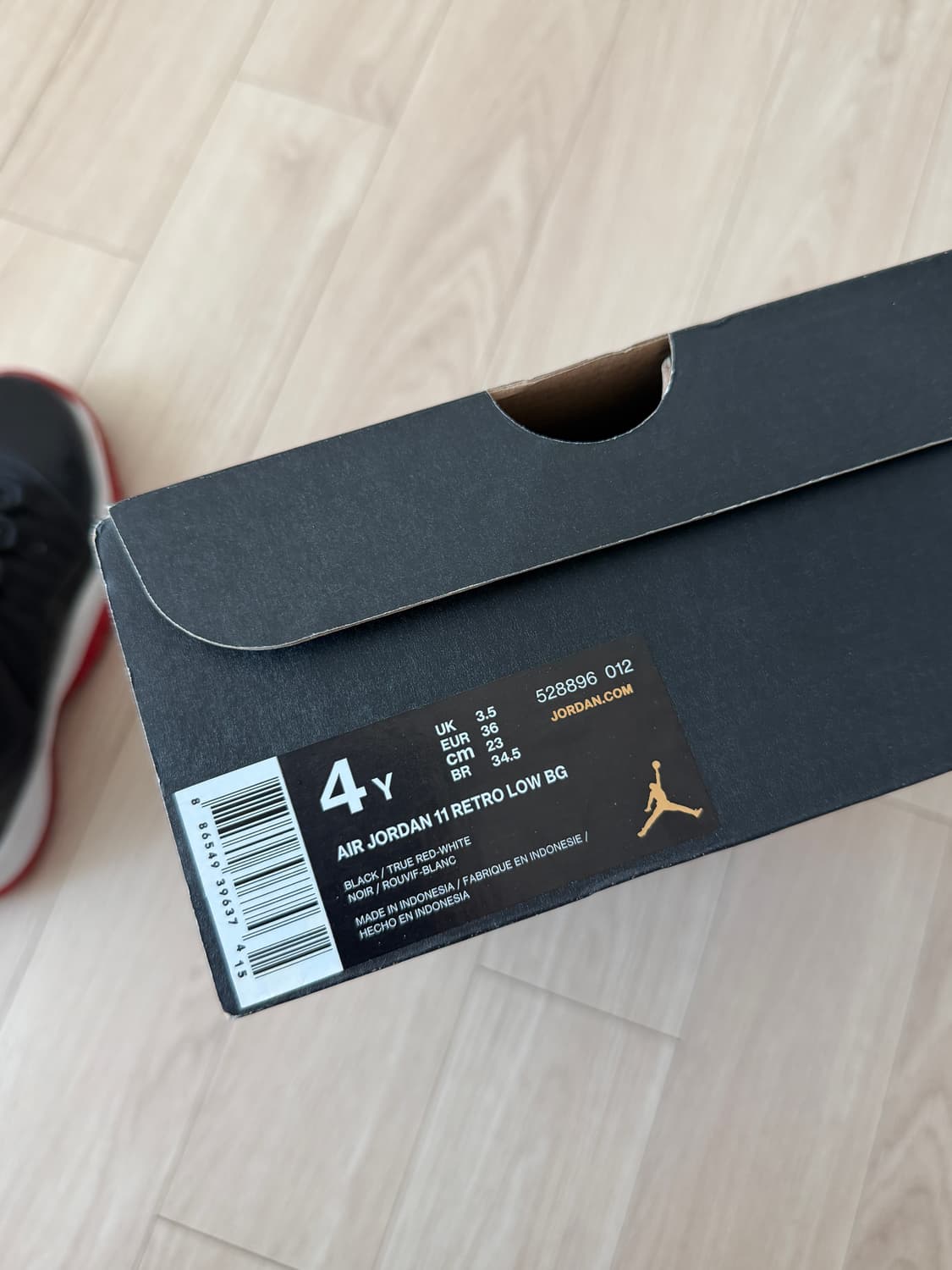 에어조던 11 레트로 브레드 (박스O) 4y 230 상품이미지7