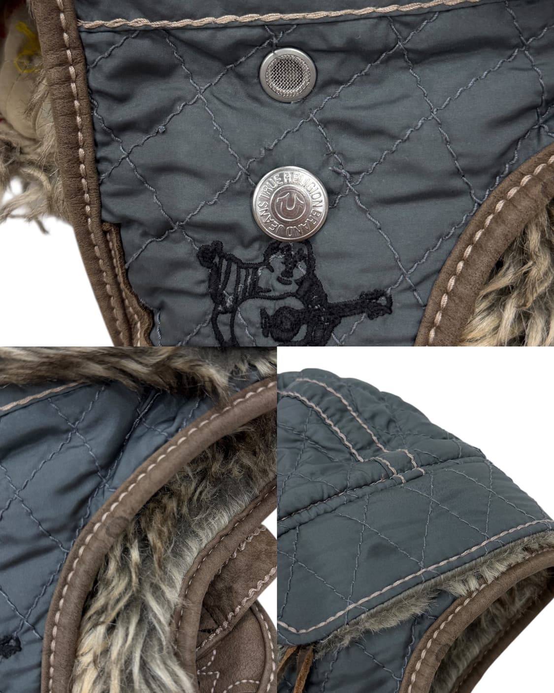 트루릴리전 트루퍼햇 귀도리 퍼 Y2K 모자 상품이미지8