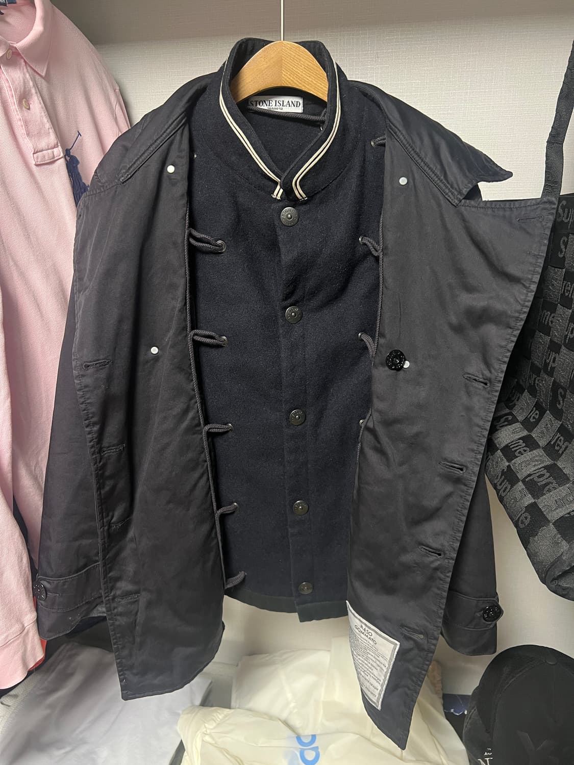 스톤아일랜드 Raso Gommato 피코트 (다비드 자켓) 상품이미지2