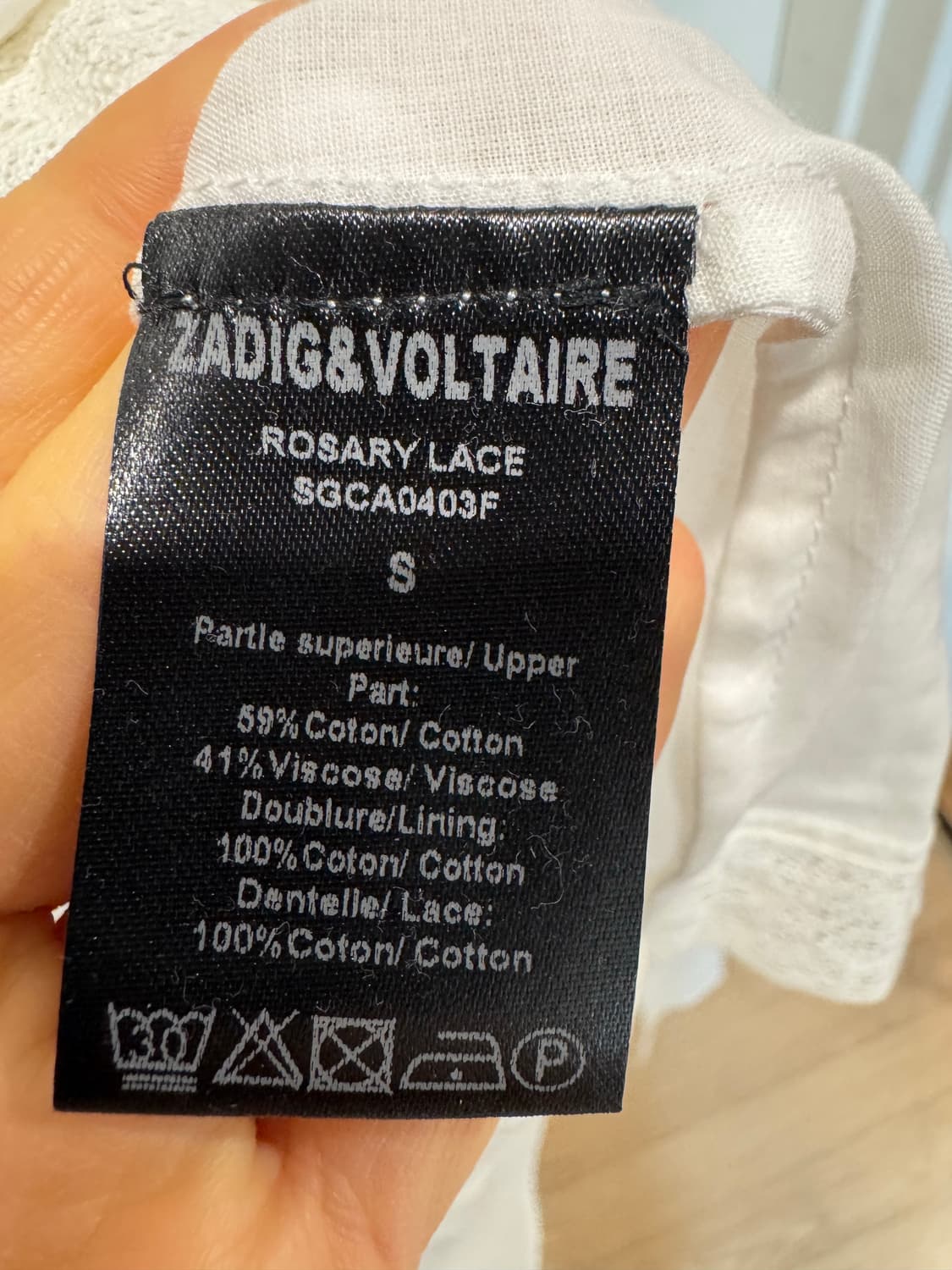 Zadig&voltaire 쟈딕앤볼테르 rosary lace 원피스 상품이미지9
