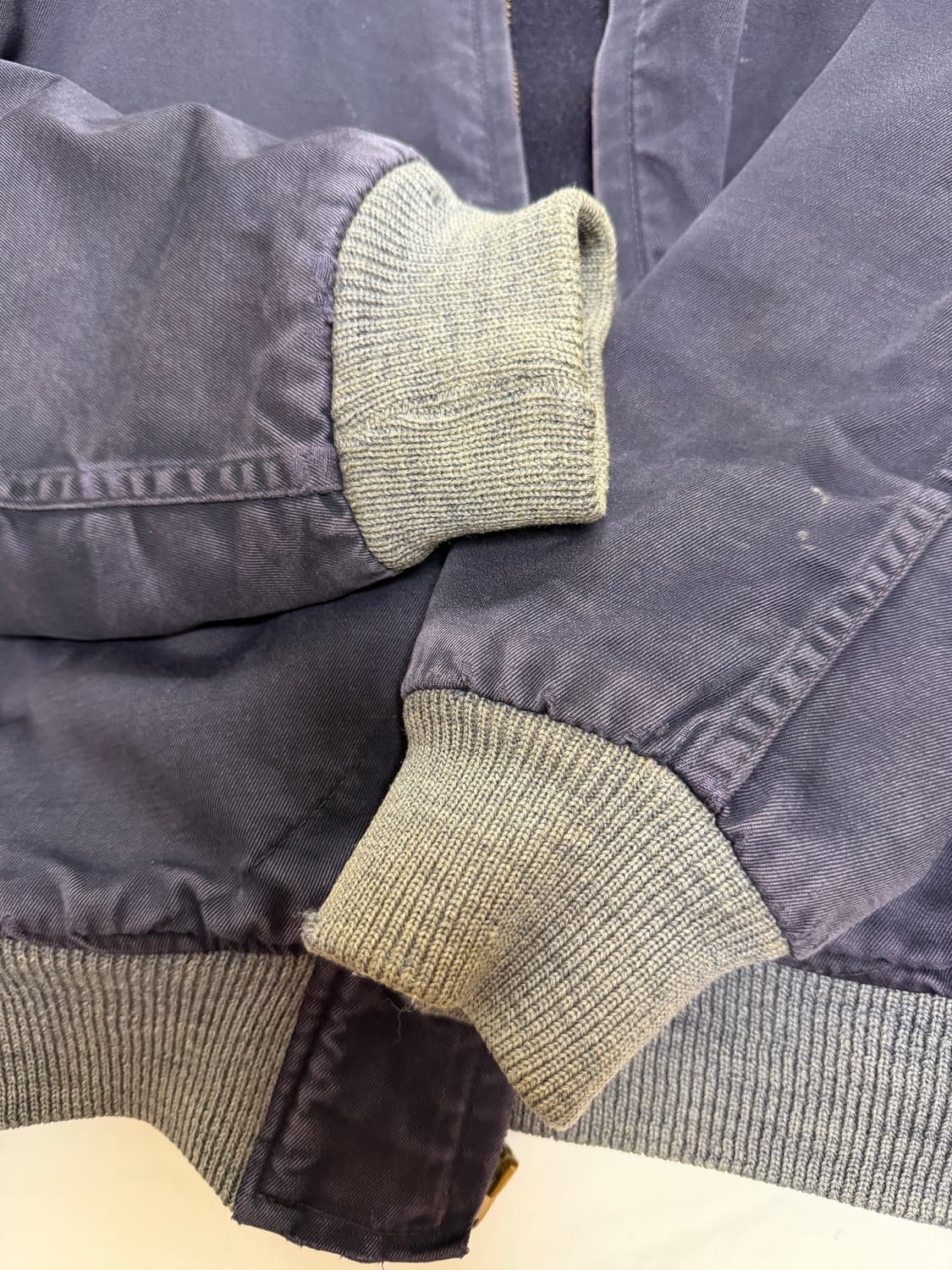 빈티지 퍼플 점퍼 블루종 상품이미지2