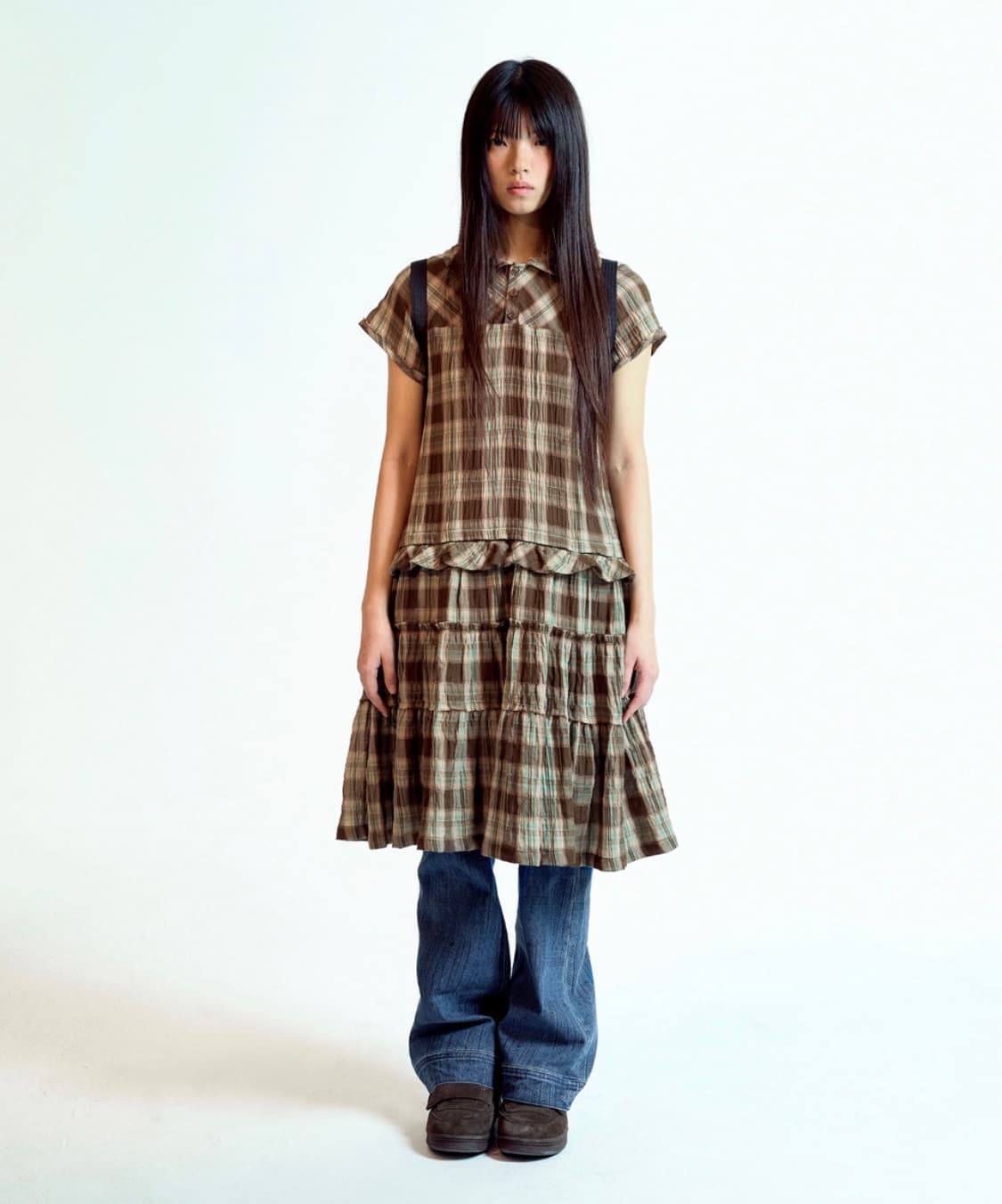 코이세이오 체크 원피스 미개봉 새상품 상품이미지4