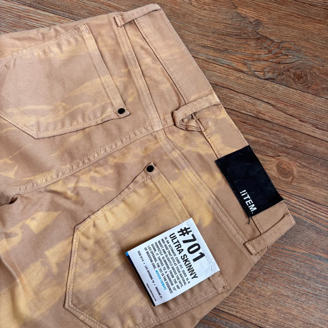 새제품 25 미국 아이템 데님 스키니진 슬림 실루엣 수입 정품 페인팅 상품이미지4