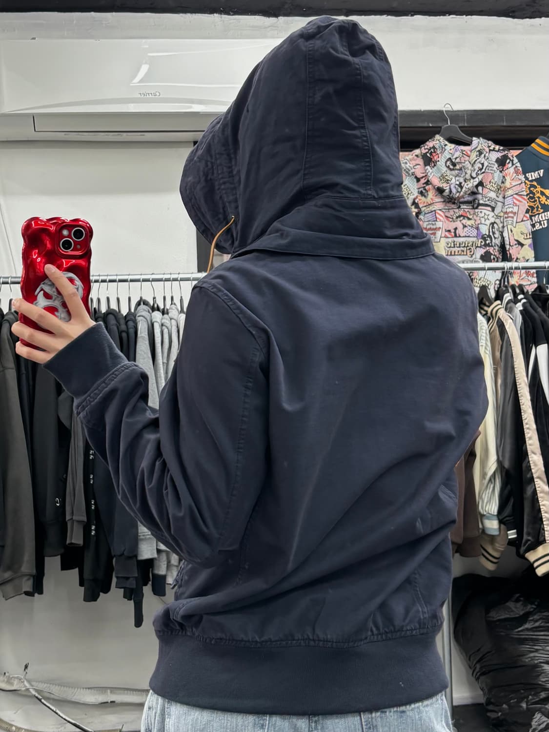 Beams 빔즈 후드 코튼 봄버 자켓 상품이미지8