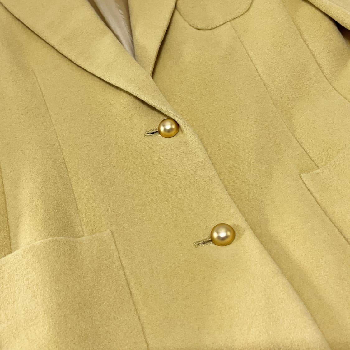 빈티지 ) 머스타드 울자켓 상품이미지5