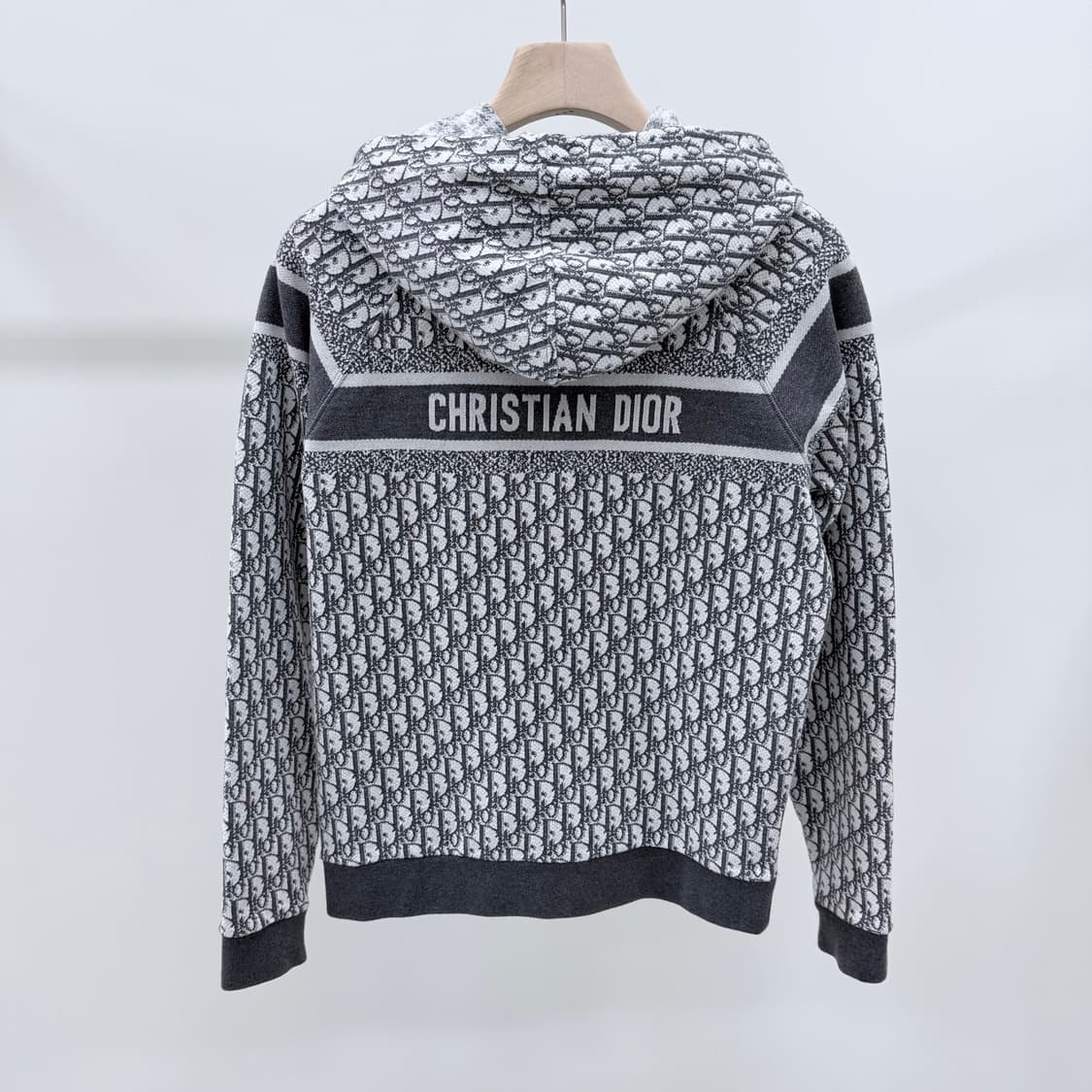 [S+급/XS] 디올 오블리크 여성 후드집업 그레이 상품이미지1