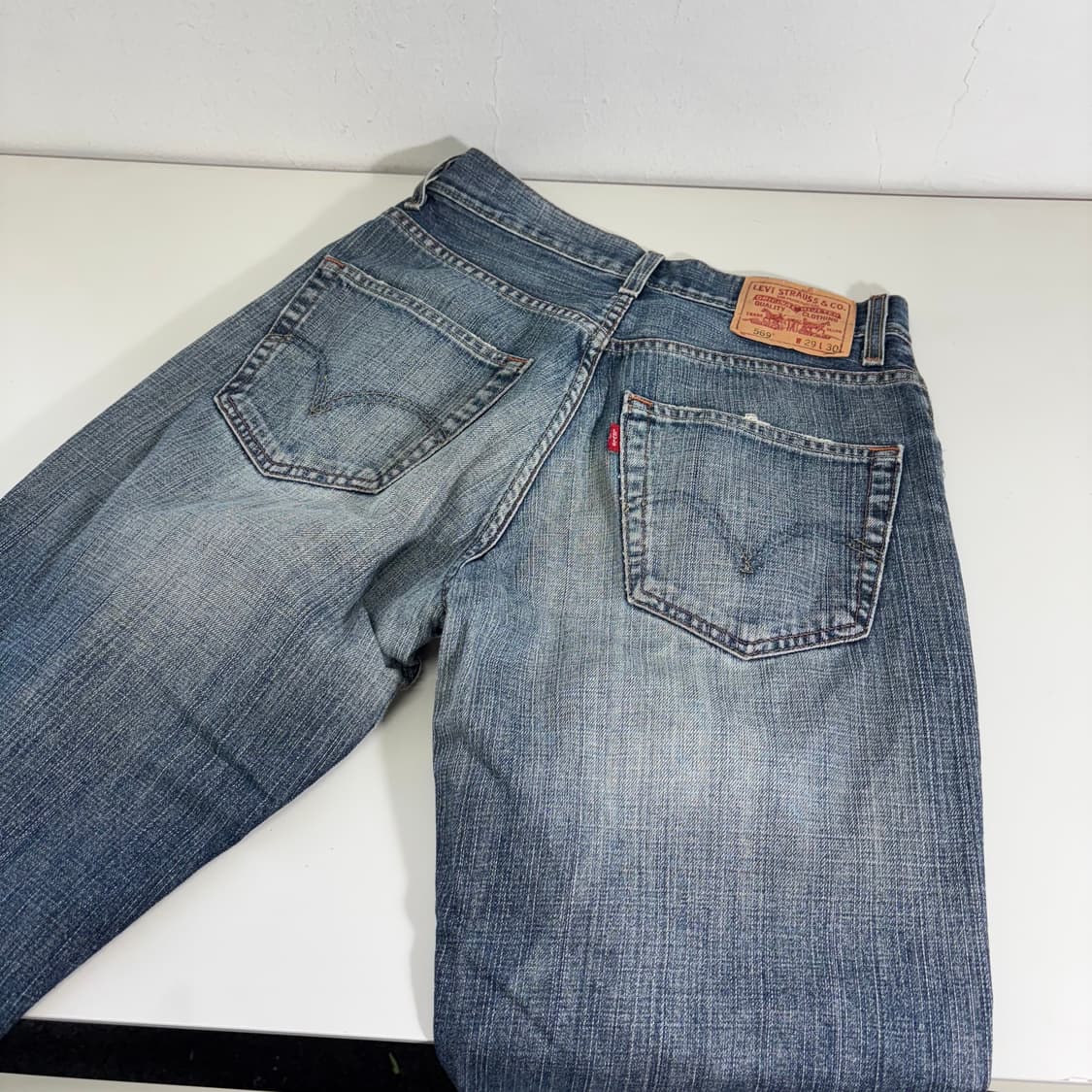 M 리바이스569 워시드 루즈스트레이트핏 데님팬츠 상품이미지1