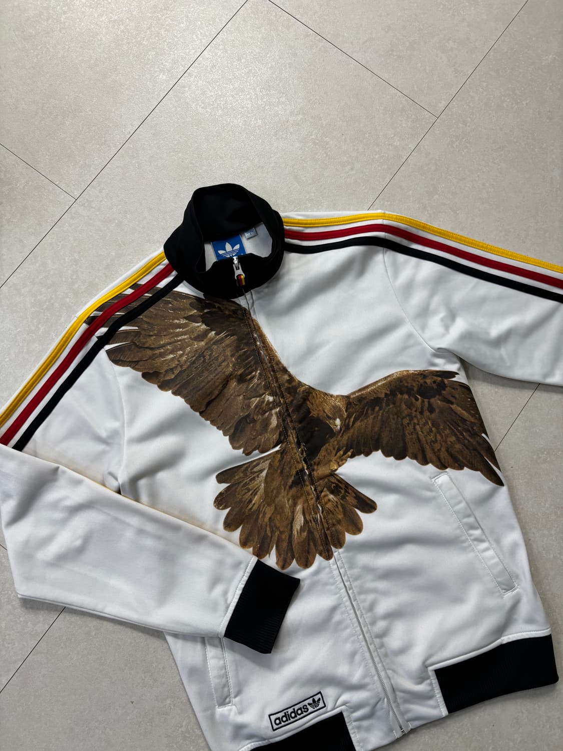 아디다스 독일 국가대표 희귀 져지 S 트랙탑 자켓 화이트 상품이미지1