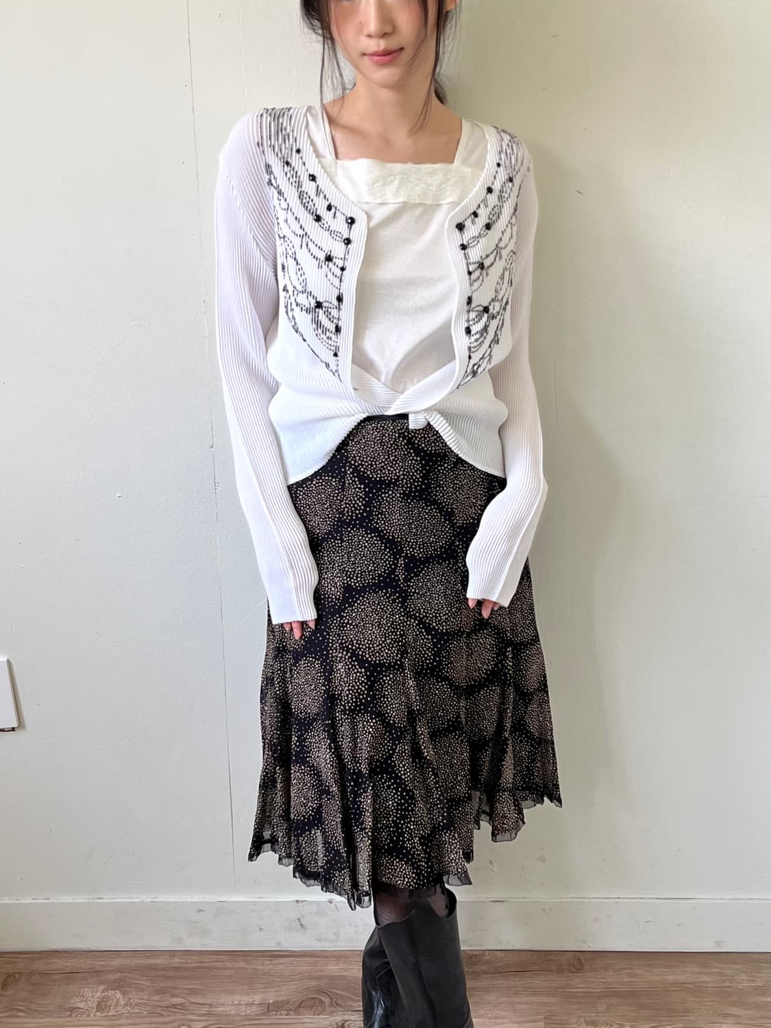 SPECCHIO 플리츠 가디건  상품이미지4