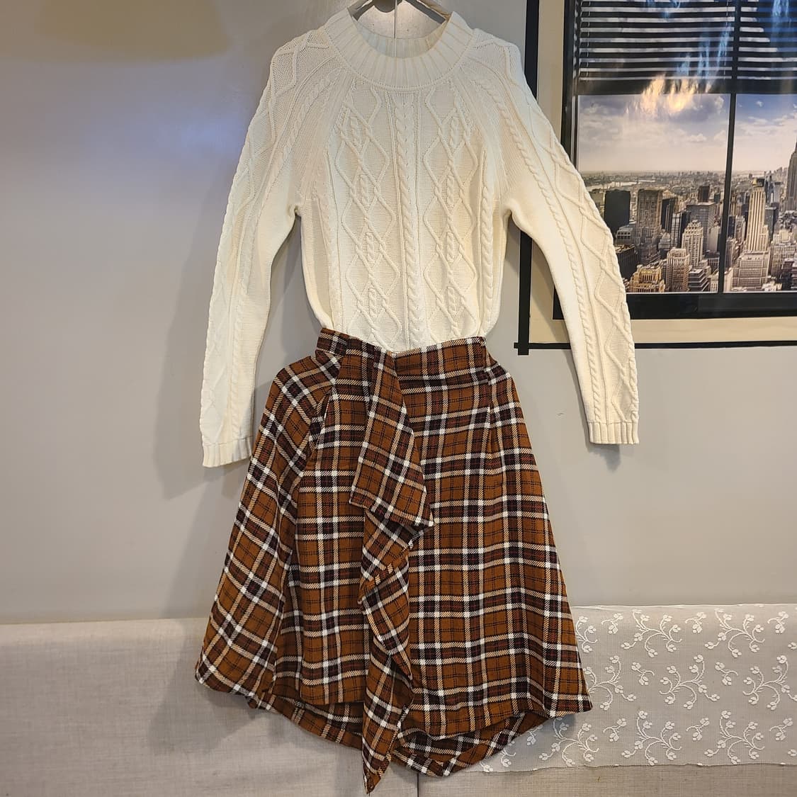 MOUSSY 체크스커트 23inch 상품이미지3