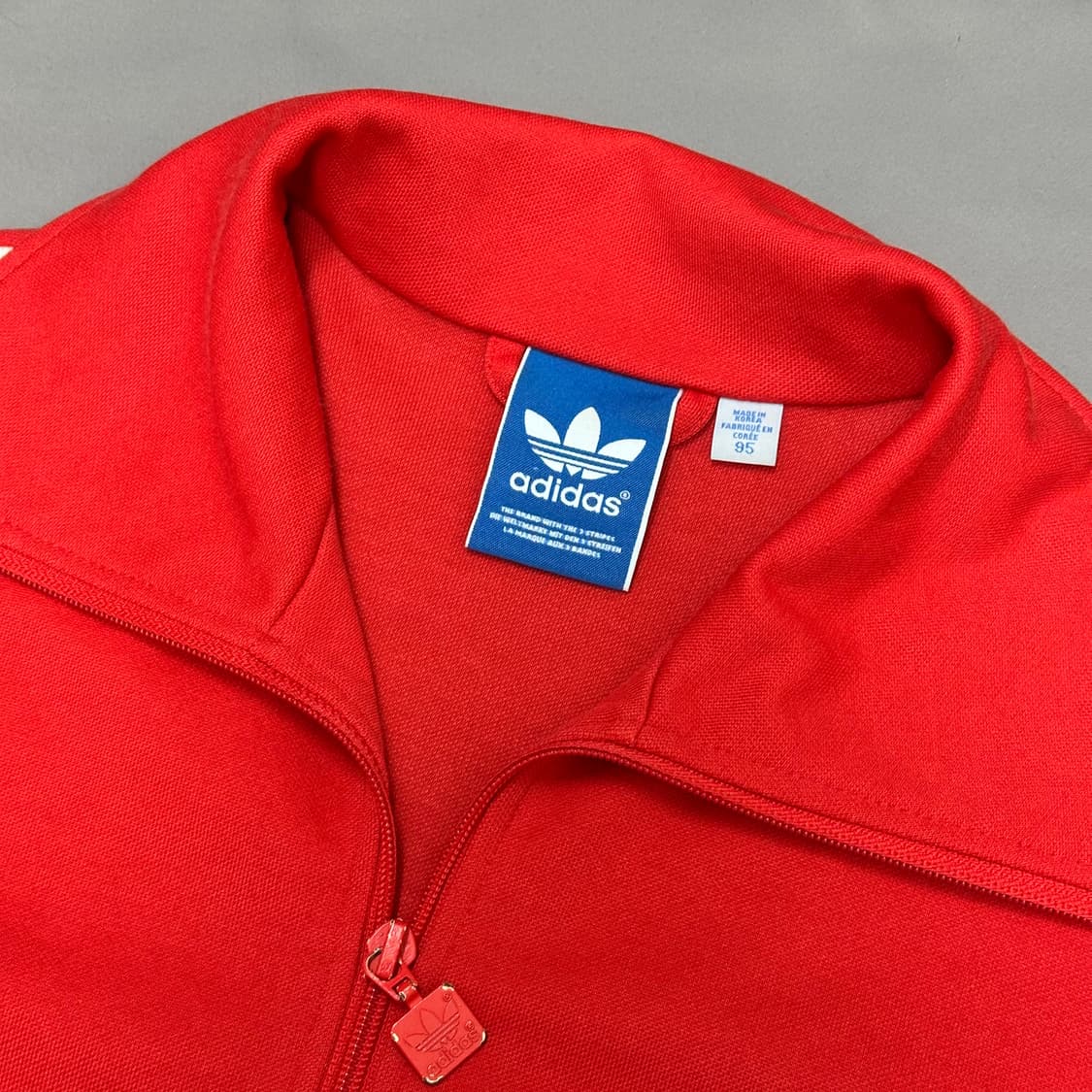 아디다스 유로파 레드 빈티지 져지 95 상품이미지7