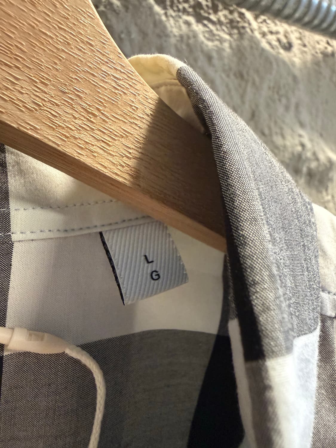 L 버버리 BURBERRY 런던 잉글랜드 체크 셔츠 라이트블루 상품이미지6
