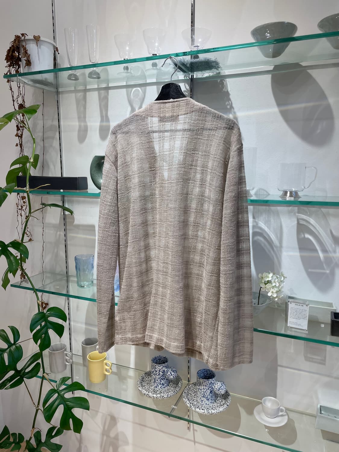 아워레가시 disintegration check cardigan 상품이미지5