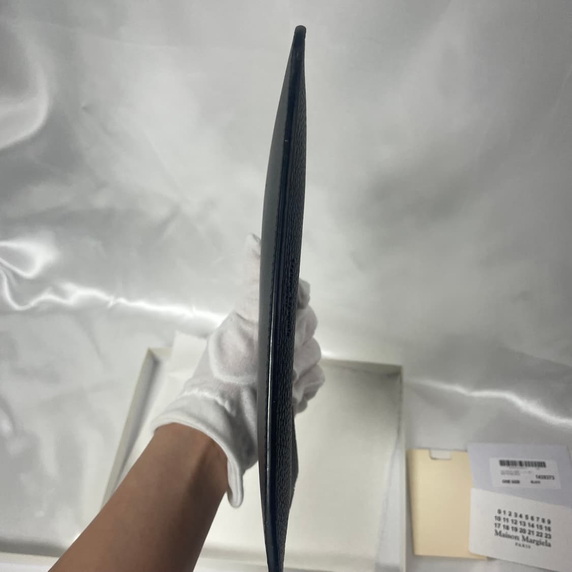 메종 마르지엘라 블랙 레더 파우치 클러치 풀구성 상품이미지7