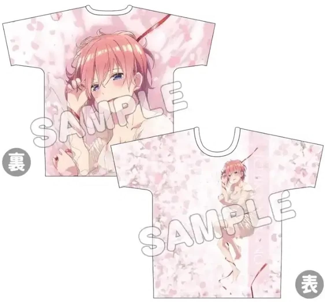 5등분의 신부 풀그래픽 티셔츠 - 나카노 이치카 상품이미지1