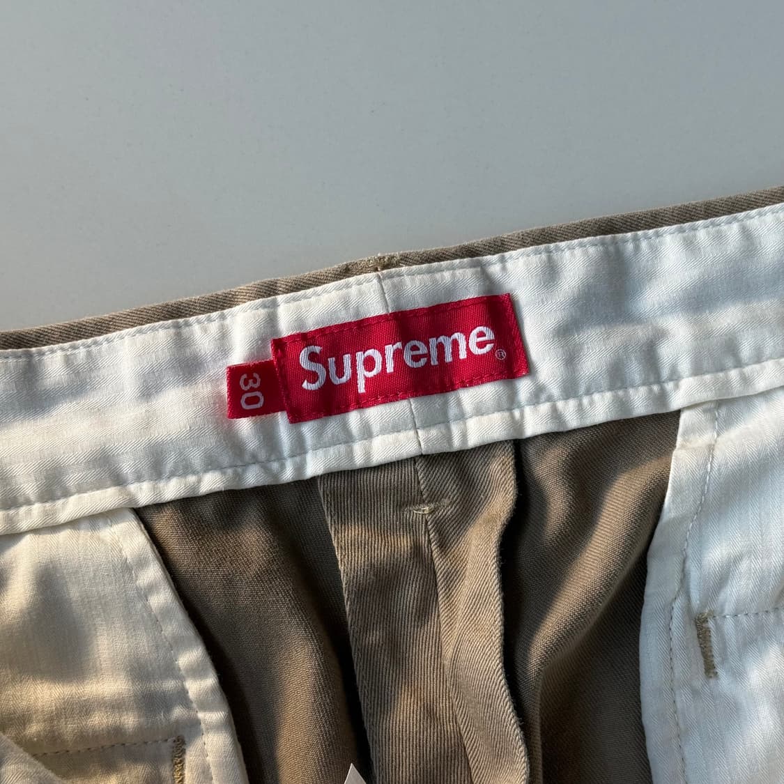 슈프림 핀업 치노 팬츠 베이지 상품이미지7