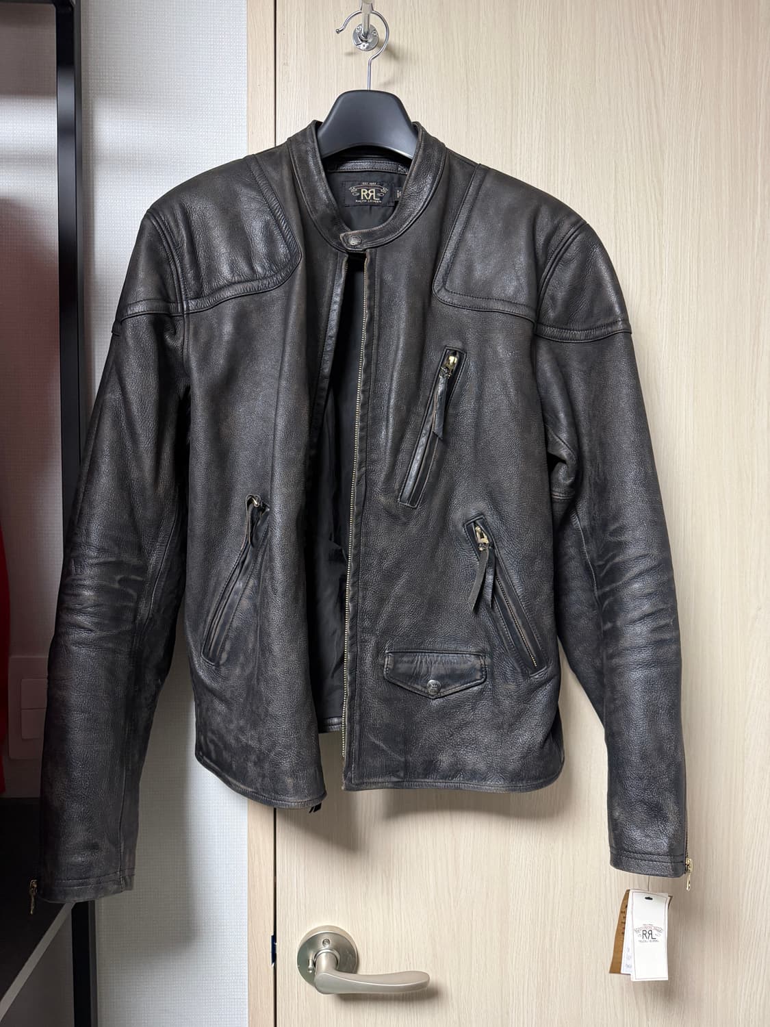 [L] 새제품 RRL 더블알엘 슬림 모토 L->M교환 또는 판매 상품이미지1