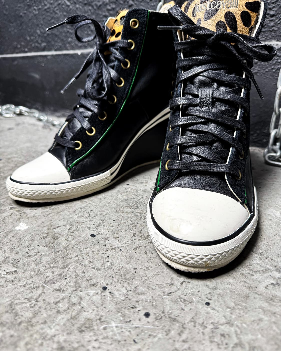 Just Cavalli – Leopard Wedge Heel 상품이미지4